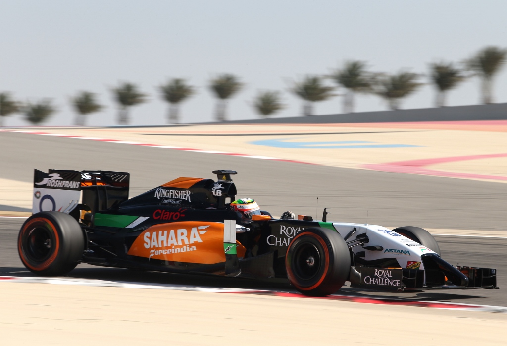 Sergio Perez har sat en supertid i Bahrain
(Foto: Force India F1 Team)